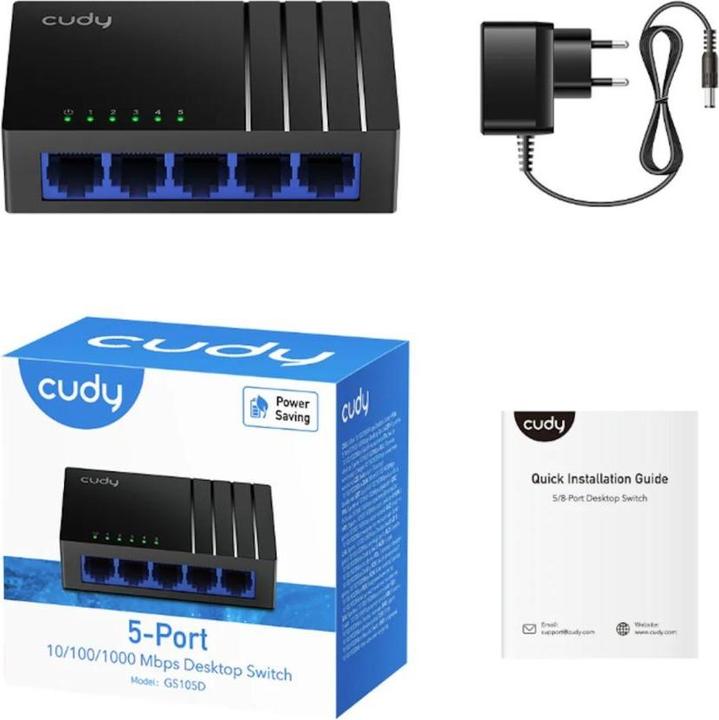Actual product image Cudy GS105D (5 Ports)