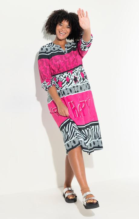 Produktbild Angel of Style Midikleid, A-Linie, Allover-Print, elastische Taille (42)