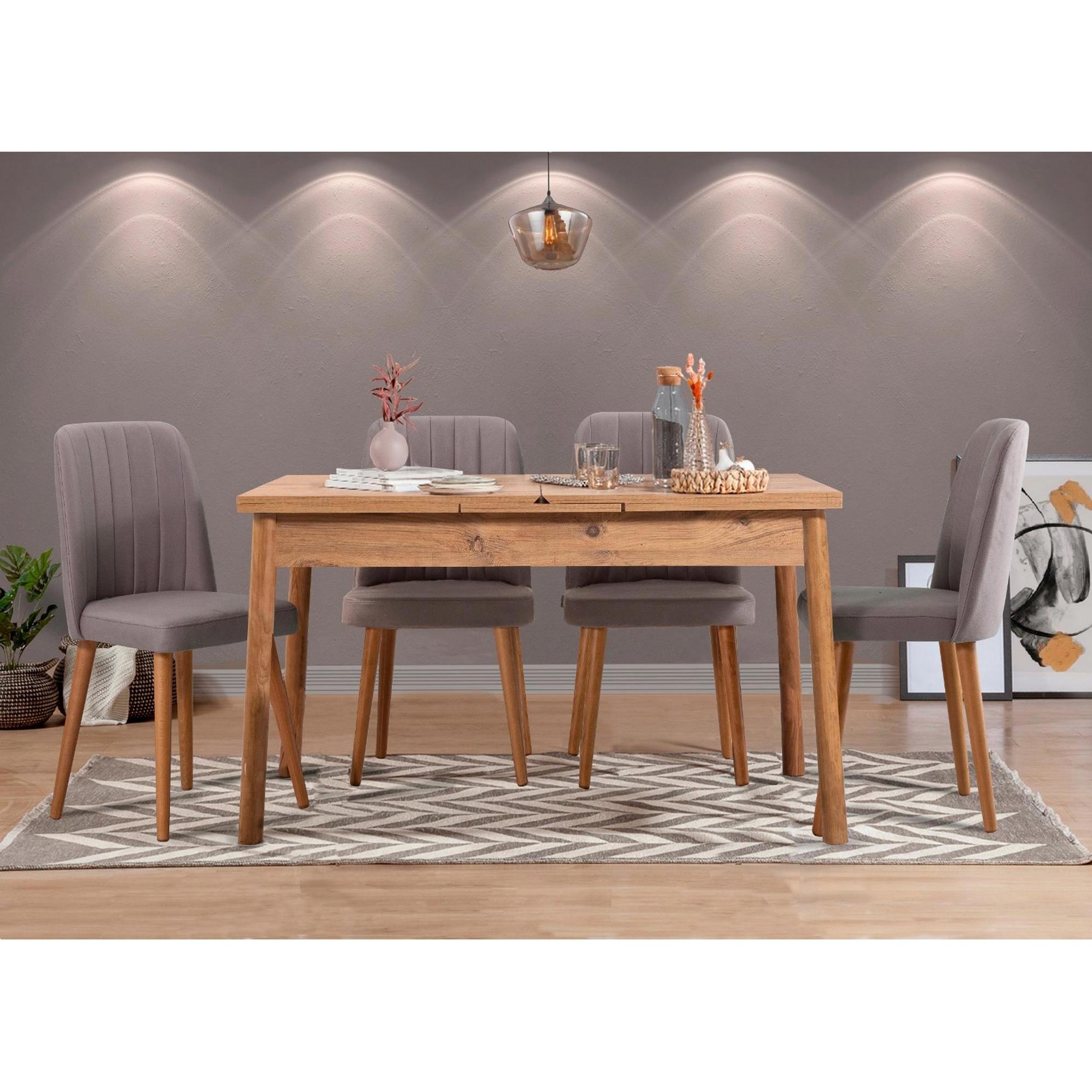 Thumbnail - Homitis, Esstisch, Brylee (120 x 75 x 75 cm)