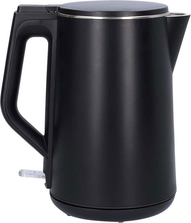 Actual product image Nedis Kettle | 1.5 l | Plastic | Black | 360 degree rotatable | Concealed heating element | Stri (1.50 l)
