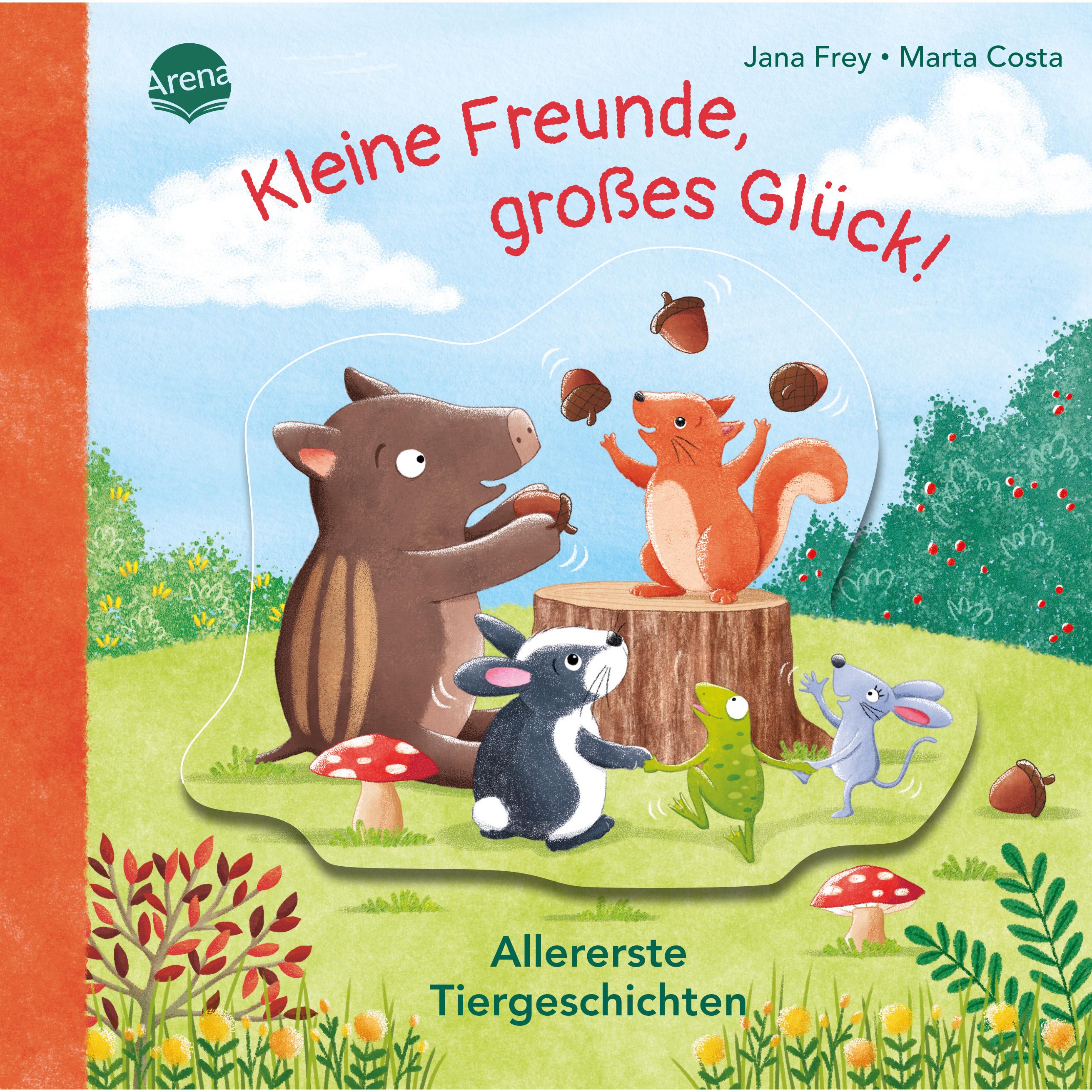 Kleine Freunde, grosses Glück! Allererste Tiergeschichten, Kinderbücher von Jana Frey, Marta Costa