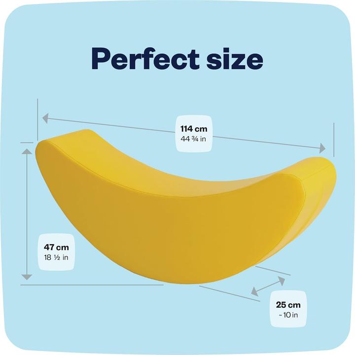 Produktbild Iglu Softbaustein-Schaukeltier in Bananenform