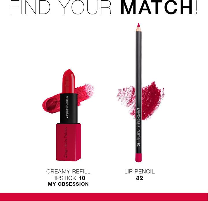 Image du produit Diego dalla Palma The Lipstick Creamy Refill System 10 (10 - mon obsession)