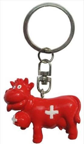 Actual product image Keychain Cow Switzerland