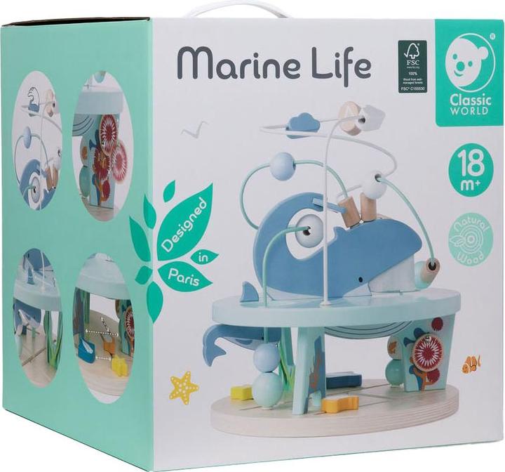 Image du produit Konjac Sponge Spirale motorisée en bois Monde sous-marin