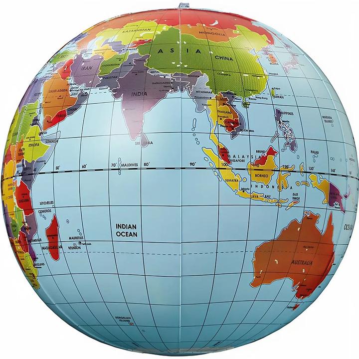 Image du produit Brainstorm opblaasbare mega globe 50cm