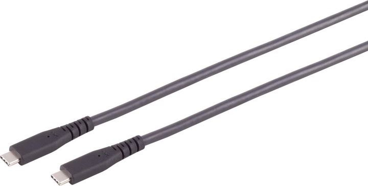 Actual product image Shiverpeaks S/CONN maximum connectivity USB-C connection cable, USB cable type C plug to type C plug, 4.0 G (0.25 m, USB 4.0)