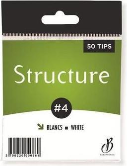 Beautynails Bna White Structure Tips No. 04 X50 (Artificial nails)