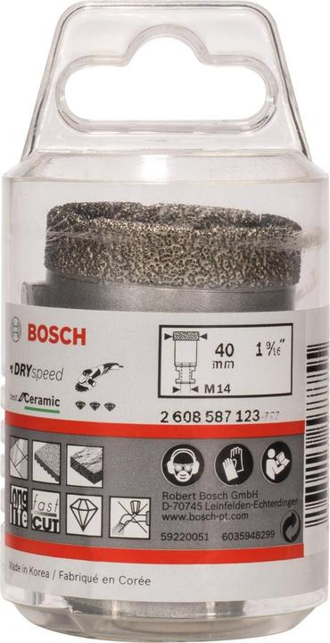 Produktbild Bosch Professional Zubehör PRO Core Cutter dry, 40 x 35 x 22,23 mm (40 mm)