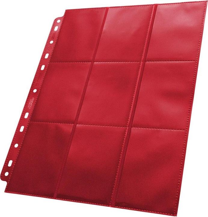 Actual product image Ultimate Guard UGD010485 - 18-Pocket Side-Loading Pages (50), rot