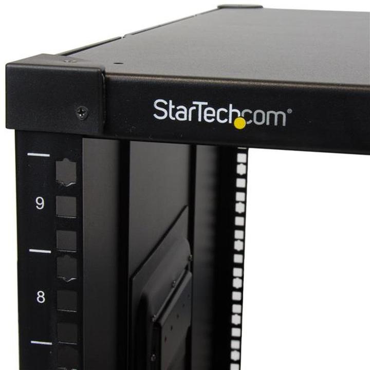 Actual product image StarTech Mobile server rack with handles - rollable server rack / network cabinet - 9U (9 RU, 19 inch rack)