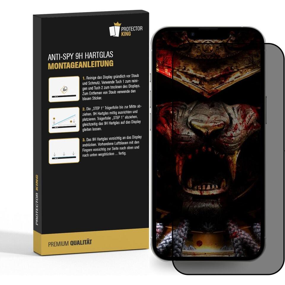 Thumbnail - Protectorking 6x echtes Tempered 9H Panzerhartglas 3D KLAR (6 Stück, Wiko View 2), Smartphone Schutzfolie