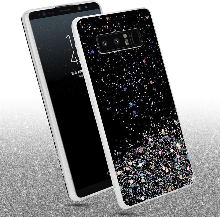 Actual product image Cadorabo TPU cover sparkling glitter (Samsung Galaxy Note 8)