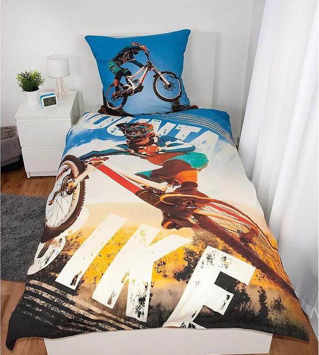 Produktbild Herding Wendebettwäsche "Mountainbike" (135 x 200 cm, 80 x 80 cm)
