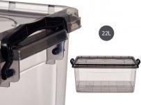 Produktbild Kipit Aufbewahrungsbox aus Kunststoff anthrazit 22l (22 l)