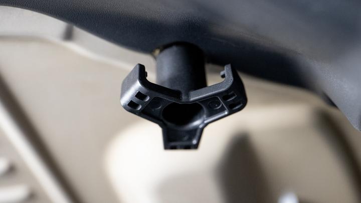 Actual product image Made4EV Boot hook for the Tesla Model 3