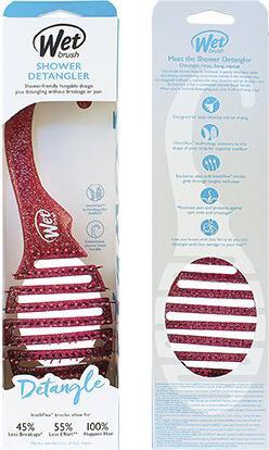 Image du produit Wet Brush Shower Detangler Pink Glitter -