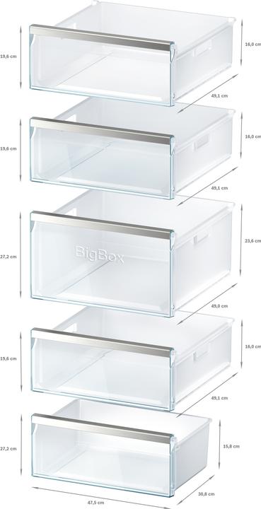 Image du produit Bosch Hausgeräte GSN58DWDV Série 6 NoFrost (Autonome, 366 l)