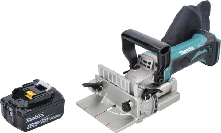 Actual product image Makita DPJ 180 T1 Battery grooving cutter 18 V 100 mm + 1x battery 5.0 Ah - without charger