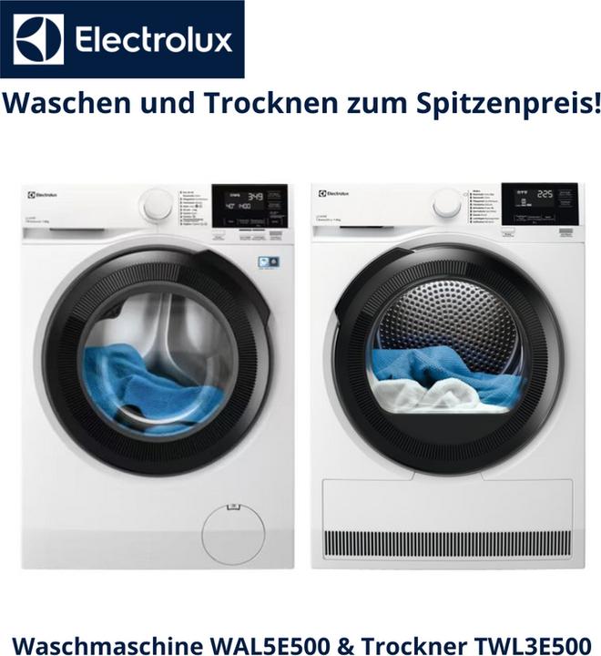 Image du produit Electrolux WAL5E500 (8 kg, Gauche)