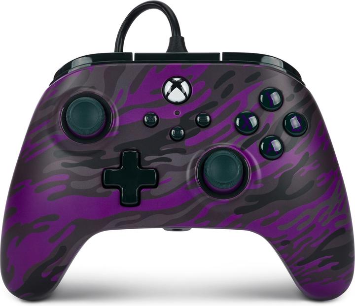 Produktbild PowerA Advantage Wired Controller -peliohjain, Purple Camo, Xbox (Xbox Series S, Xbox Series X)