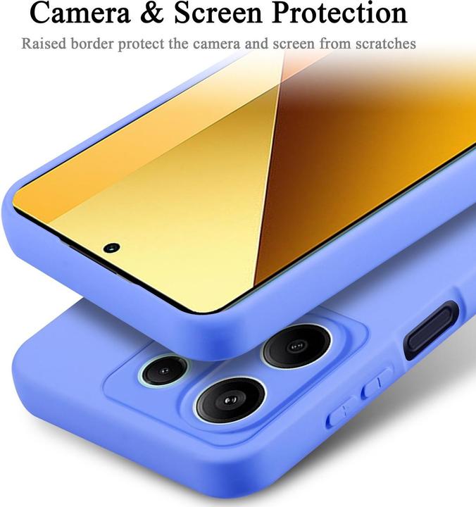 Immagine prodotto Cadorabo Custodia per Redmi Note 13 5G Global TPU con design in silicone per la protezione da liquidi (Xiaomi Redmi Note 13 5G)