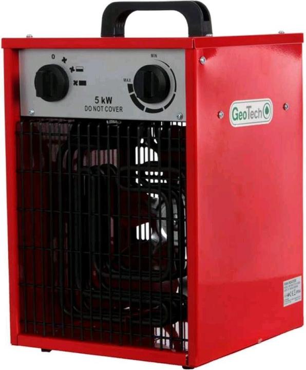 GeoTech Elektroheizer mit Gebläse5kW (5000 W)