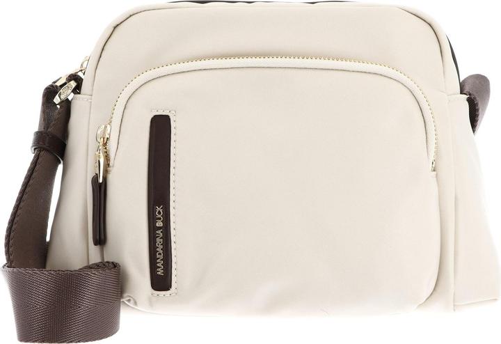 Actual product image Mandarina Duck Midsize Crossover with Adjustable Contrast Strap and Multiple Pockets