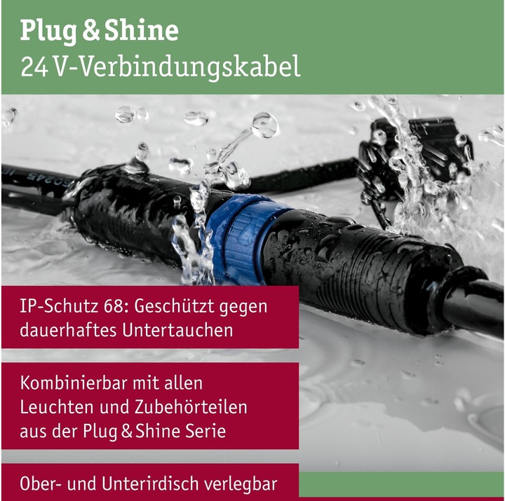 Actual product image Paulmann Accessories Plug & Shine Cable 1in-4out