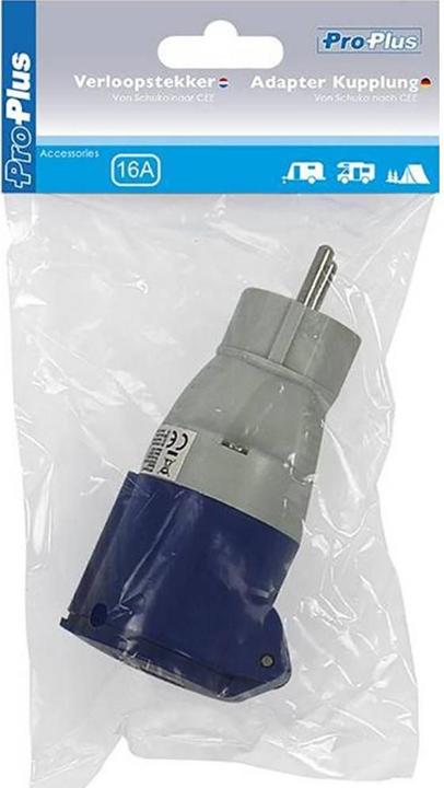 Produktbild ProPlus Adapter Kupplung von Schuko nach CEE (CEE 7/4)
