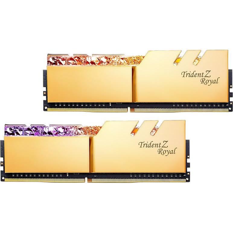 Thumbnail - G.Skill Trident Z Royal (4 x 8GB, 3600 MHz, DDR4-RAM, DIMM), RAM, Gold