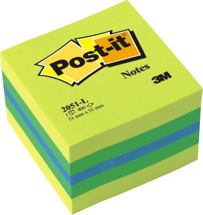Post-it Notes Cube Mini Lemon (51 x 51 mm)