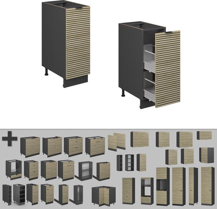 Produktbild Vicco Apothekerschrank Fame-Line (30 x 60 x 82 cm)