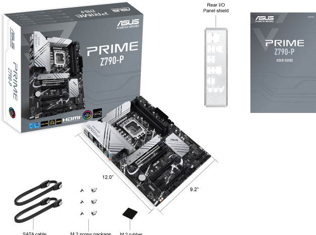 Actual product image ASUS Prime Z790-P (LGA 1700, Intel Z790, ATX)