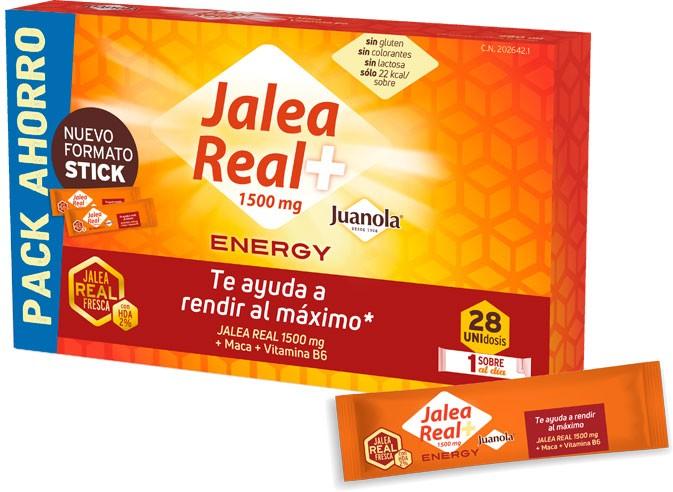 Produktbild Juanola Royal Jelly Energy 1500mg 28 Sachets 10ml - Pack of 28 (Körpermilch)