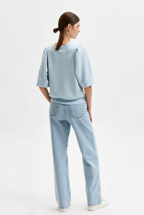 Actual product image Selected Femme Puff shoulder sweatshirt (S)