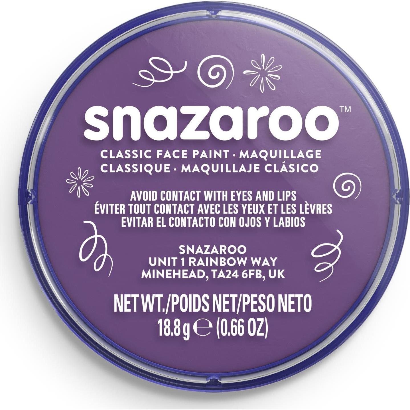 Snazaroo Schminkfarbe Blister 18 ml, Lila