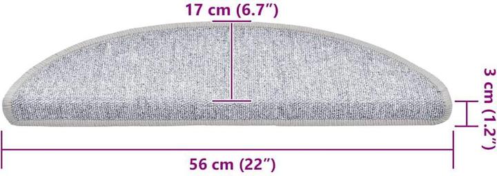 Immagine prodotto vidaXL Stufenmatte (56 x 17 cm)