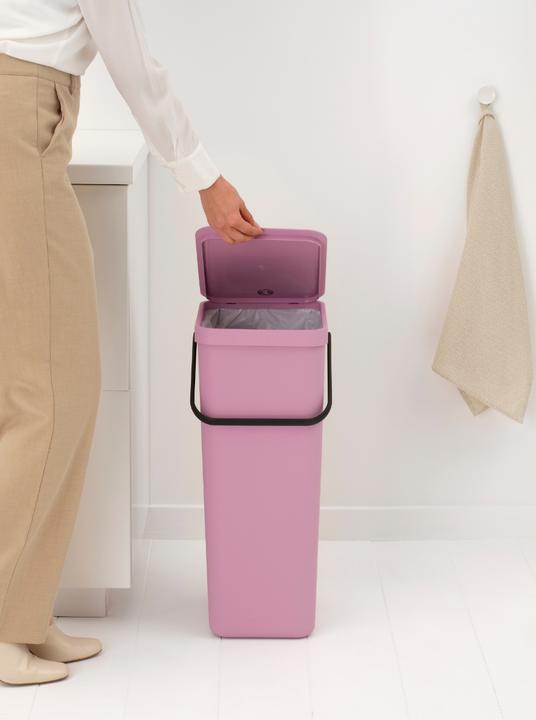 Actual product image Brabantia Recyclingbehälter Sort & Go 40 l, Rosa (40 l)