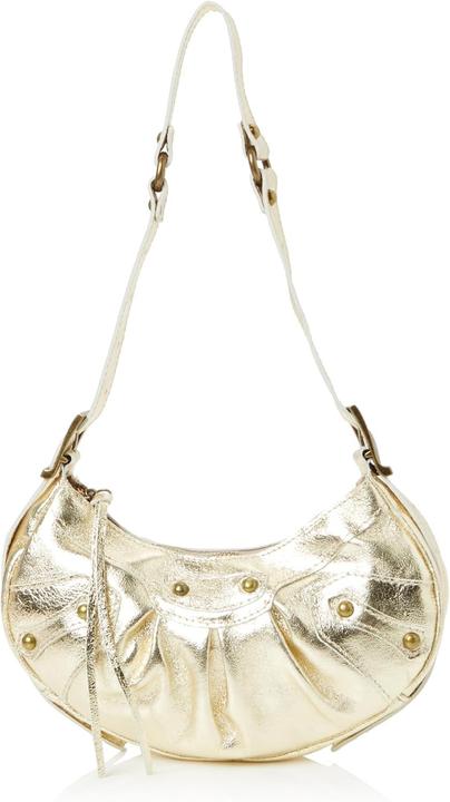 Produktbild Zitha Metallic Leather Crescent Shoulder Bag with Adjustable Strap