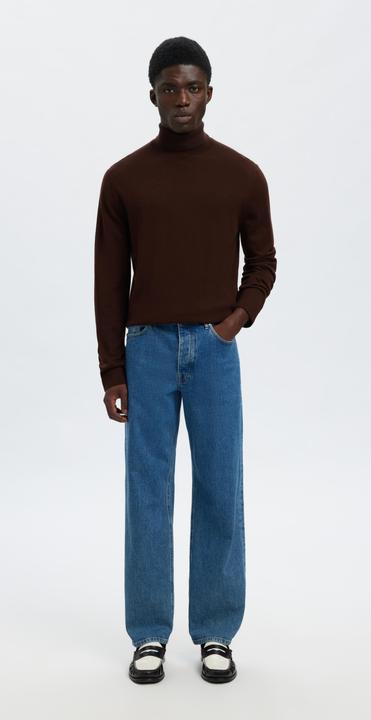 Image du produit Selected Slhtray Ls Knit Merino Roll Neck Noos (L)