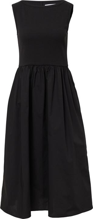 Image du produit Comma Kleid Midikleid aus Popeline-Jersey-Mix (42)