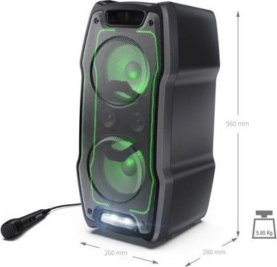 Produktbild Sharp PS-931 Party-Lautsprecher (13 h, Netzbetrieb, Akkubetrieb)