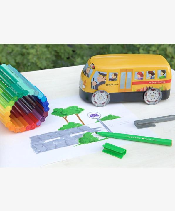 Produktbild Faber-Castell Connector Schulbus (Mehrfarbig, 43 x)