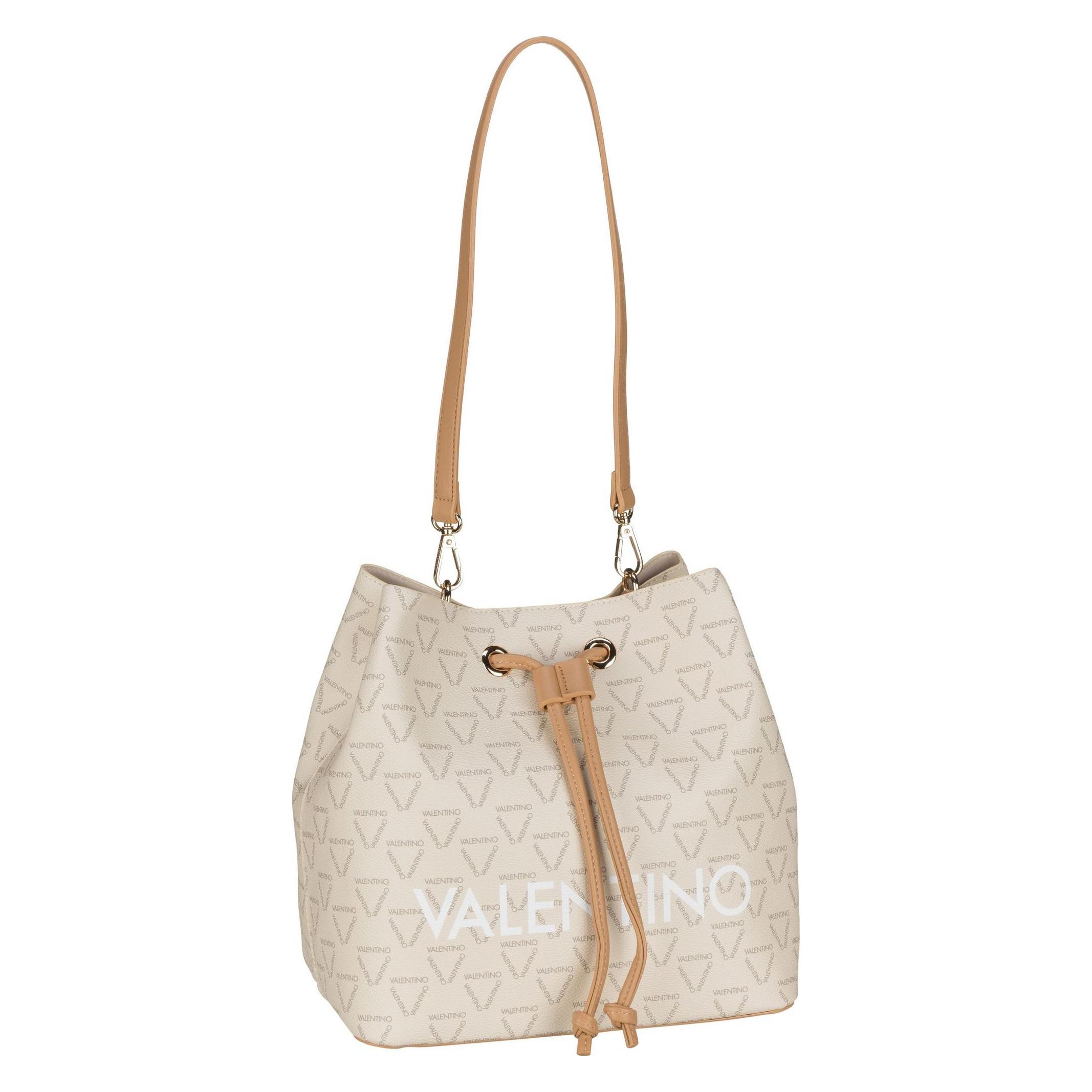 Valentino Bags, Damen, Handtasche, Handtasche Liuto Bucket Bag G24, Beige, Mehrfarbig