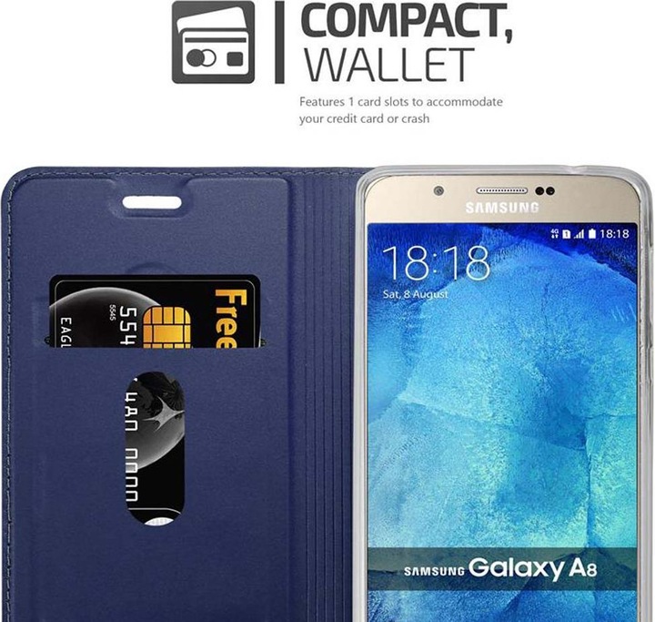 Actual product image Cadorabo Book Classy Style Cover (Samsung Galaxy A8 (2018))