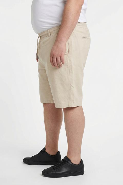 Produktbild Men+ Leinenmix-Bermuda, Relaxed Fit, Elastikbund (5XL)