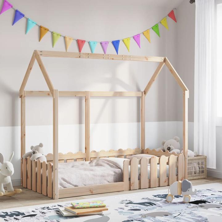Produktbild vidaXL Kinderbett Hausbett (80 x 160 cm)
