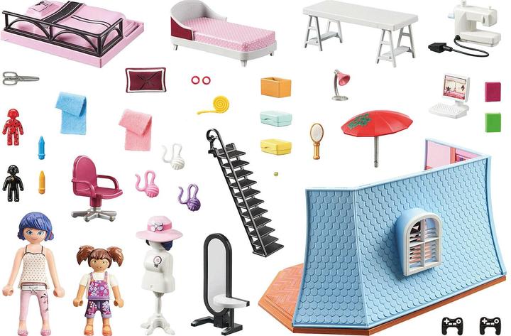 Actual product image Playmobil Marinettes Loft (71334, Playmobil Miraculous)
