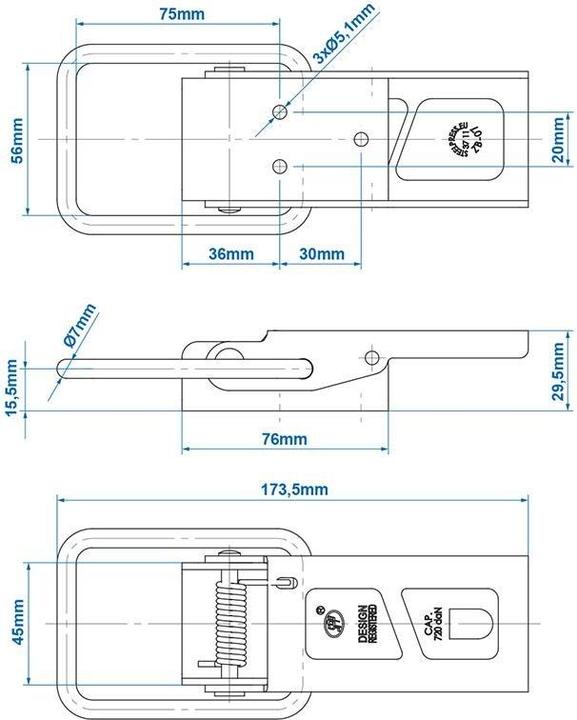 Actual product image ProPlus Eccentric lock SPP ZB-07